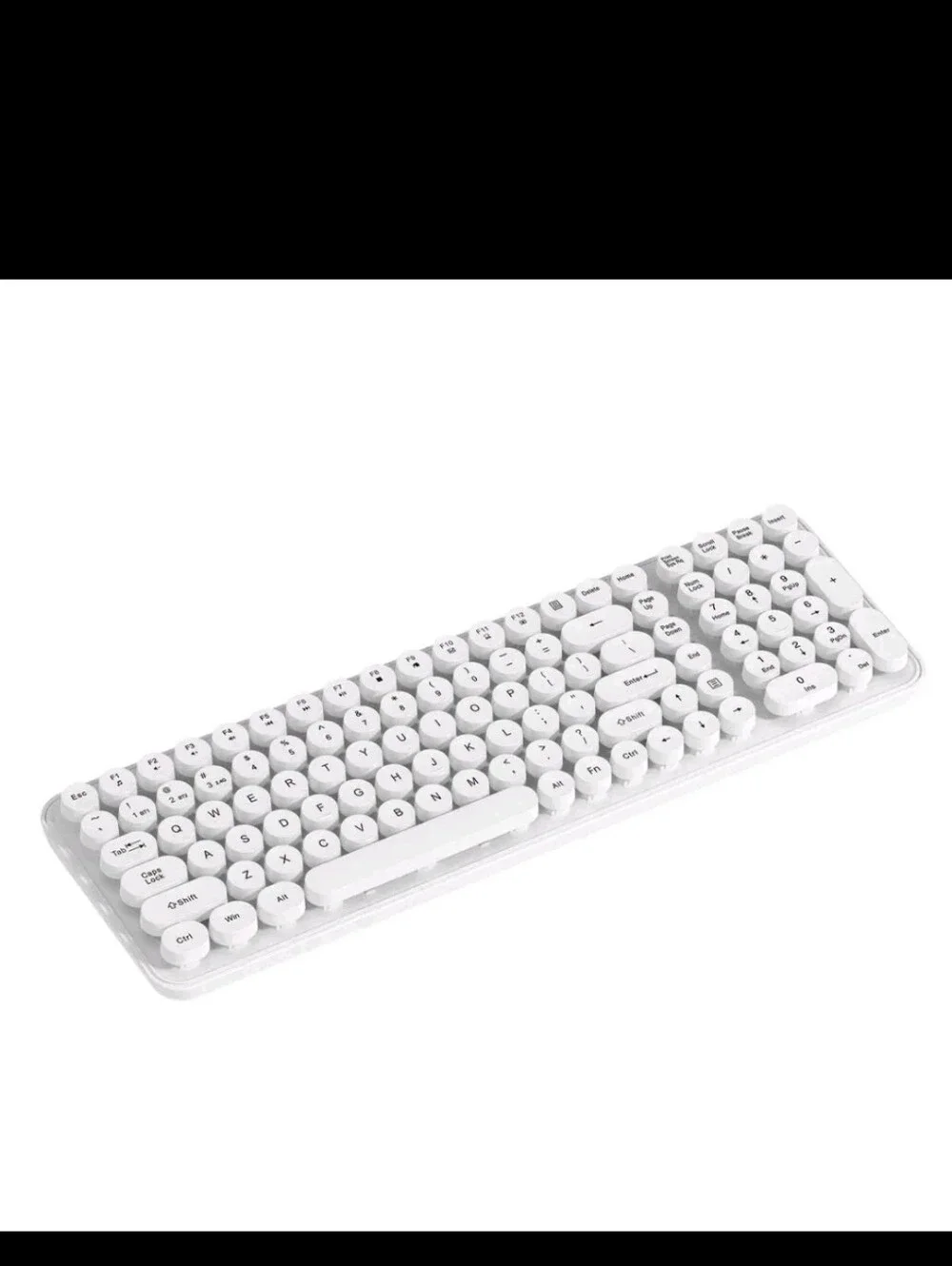 NORTH‎ Full Size Wireless Keyboard - White